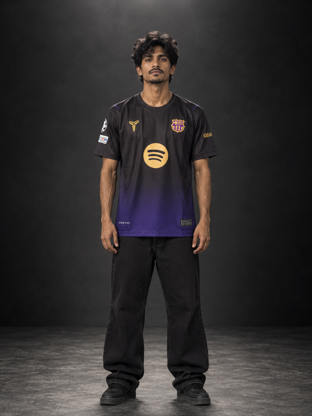 Barcelona Lamine Yamal #10 Black Football Jersey | Embroidery Jersey | Kit Culture