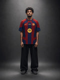 Barcelona Spider-Man Jersey - Red and Blue | BarcaXSpider | Oversize Embroidery | Kit Culture