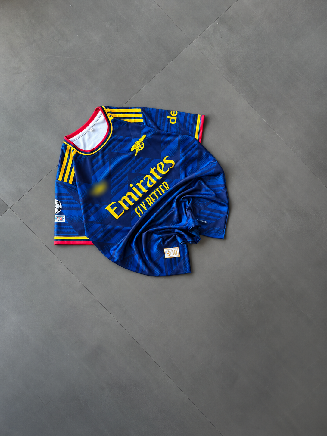 Arsenal Ødegaard #8 Blue Football Jersey | Embroidery Jersey | Kit Culture
