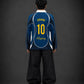 France Away Full Sleeve Jersey Special Zidane #10 | Sublimation Football Jersey | Kit Culture