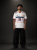 Zidane 10 France Retro Jersey | Classic Football Shirt | Embroidery | Kit Culture