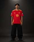 Lamine Yamal Spain Jersey 19 – Home Kit | Kit Culture