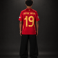 Lamine Yamal Spain Jersey 19 – Home Kit | Kit Culture