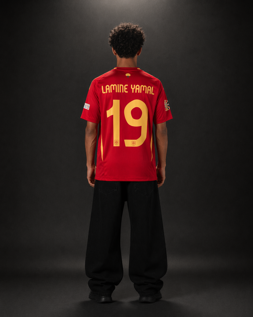 Lamine Yamal Spain Jersey 19 – Home Kit | Kit Culture