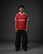 Beckham 7 Retro Manchester United Jersey – Classic Red Kit | Embroidery | Kit Culture