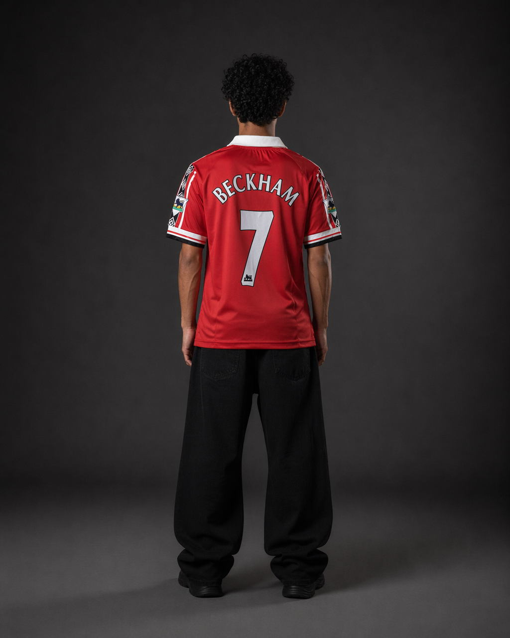 Beckham 7 Retro Manchester United Jersey – Classic Red Kit | Embroidery | Kit Culture