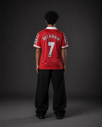 Beckham 7 Retro Manchester United Jersey – Classic Red Kit | Embroidery | Kit Culture