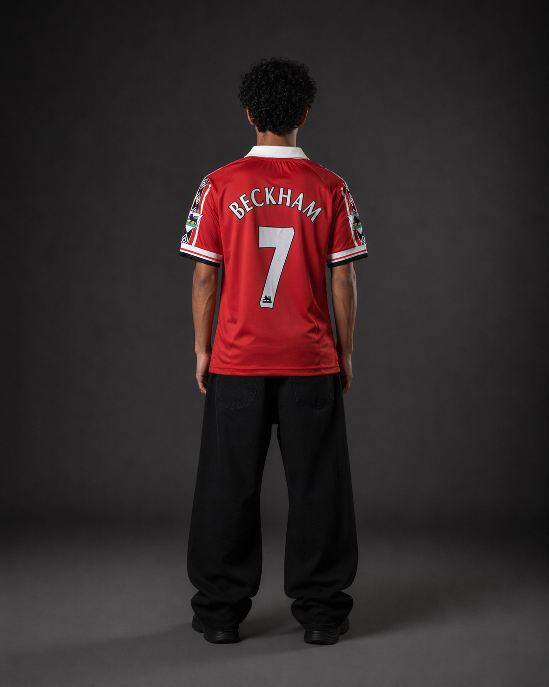 Beckham 7 Retro Manchester United Jersey – Classic Red Kit | Embroidery | Kit Culture