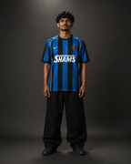 Ronaldo 9 Retro Inter Milan Jersey – Blue Black Striped Football Shirt | Kit Culture