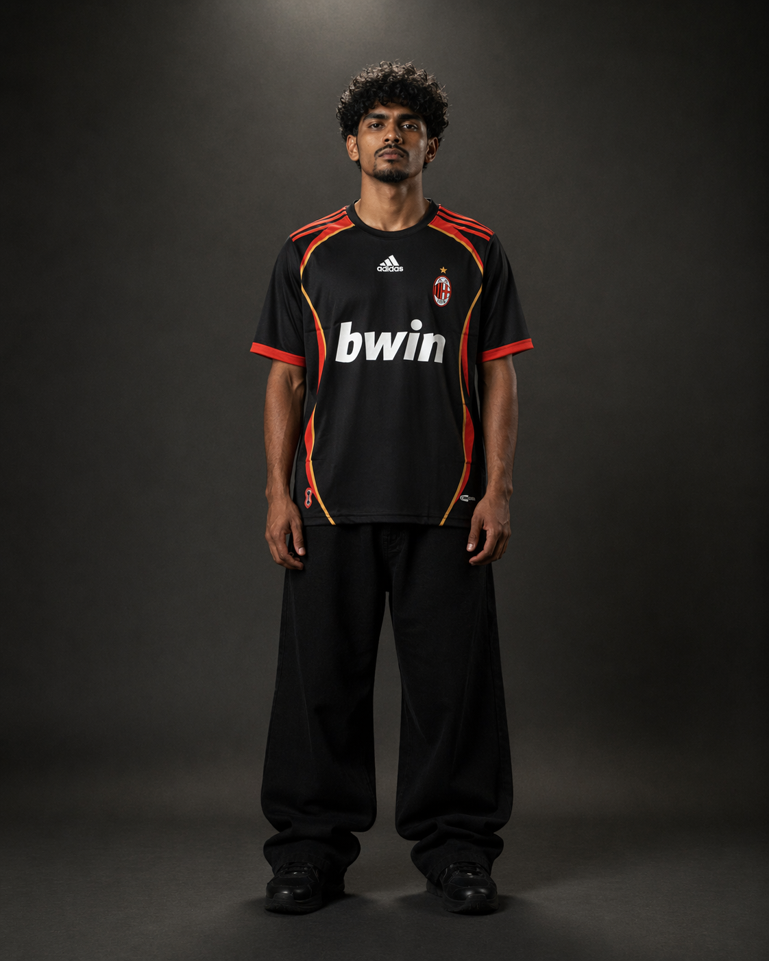 AC Milan 2006-07 Away Black Jersey | Kaka 22 Retro | Sublimation | Kit Culture