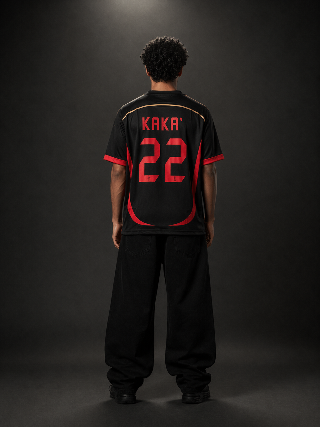 AC Milan 2006-07 Away Black Jersey | Kaka 22 Retro | Sublimation | Kit Culture