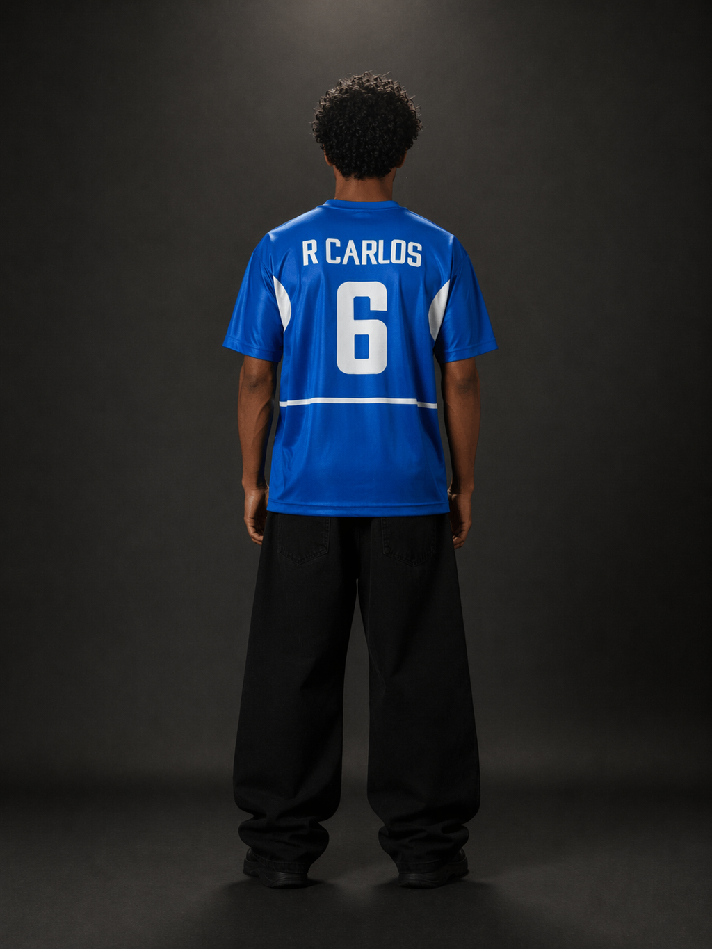 Roberto Carlos Brazil Jersey #6 – Blue Away Retro Kit | Kit Culture | Five Sleeve