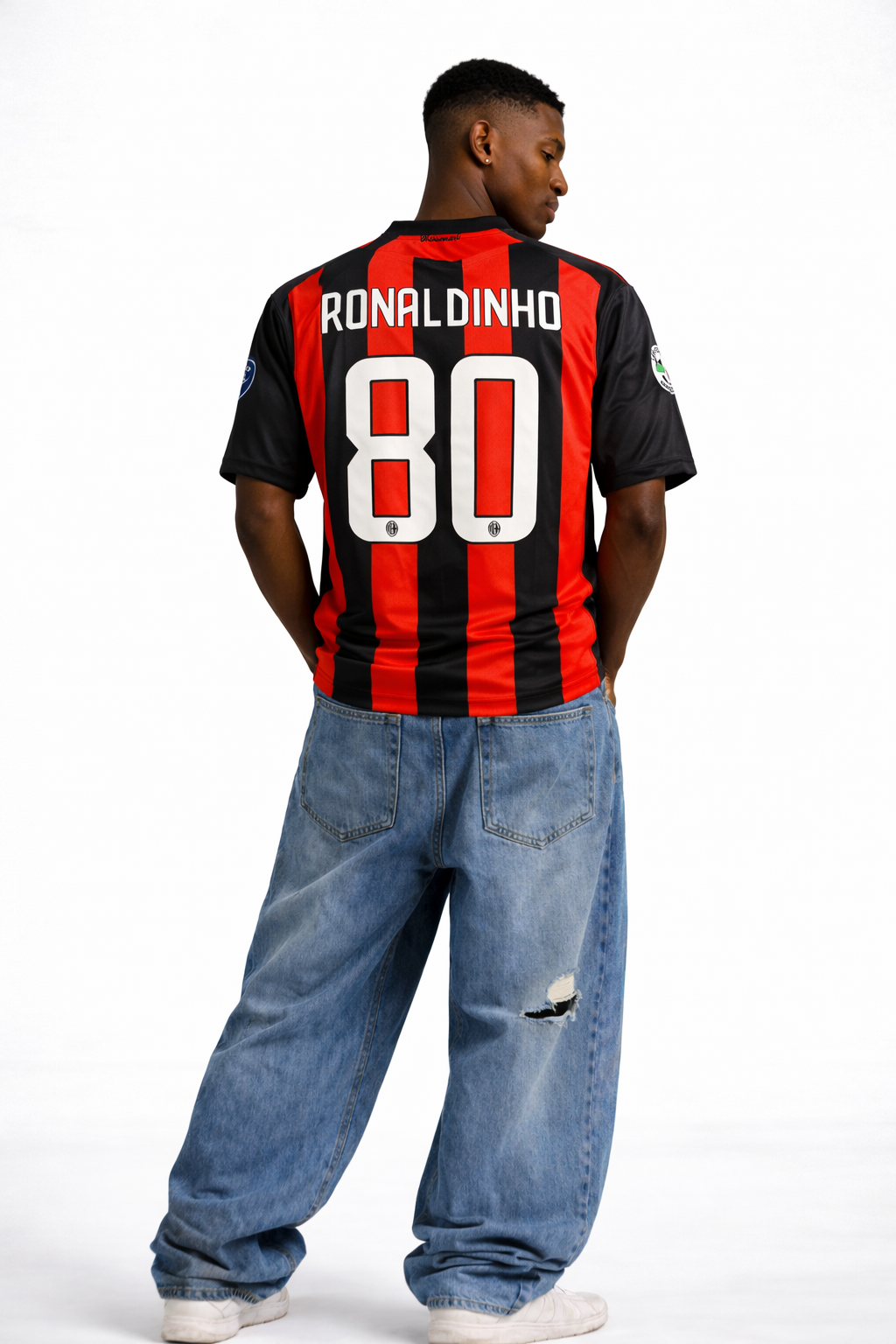 AC Milan Retro Jersey Ronaldinho 80 – Vintage Football Jersey | Kit Culture