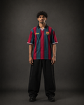 Barcelona Retro Striped Jersey – Cruyff 9 Classic Edition | Vintage oversize Football Shirt| Kit Culture