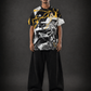Real Madrid Black Gold Warrior Edition Jersey – Premium Graphic Football Shirt | Kit Culture