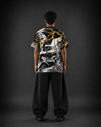 Real Madrid Black Gold Warrior Edition Jersey – Premium Graphic Football Shirt | Kit Culture