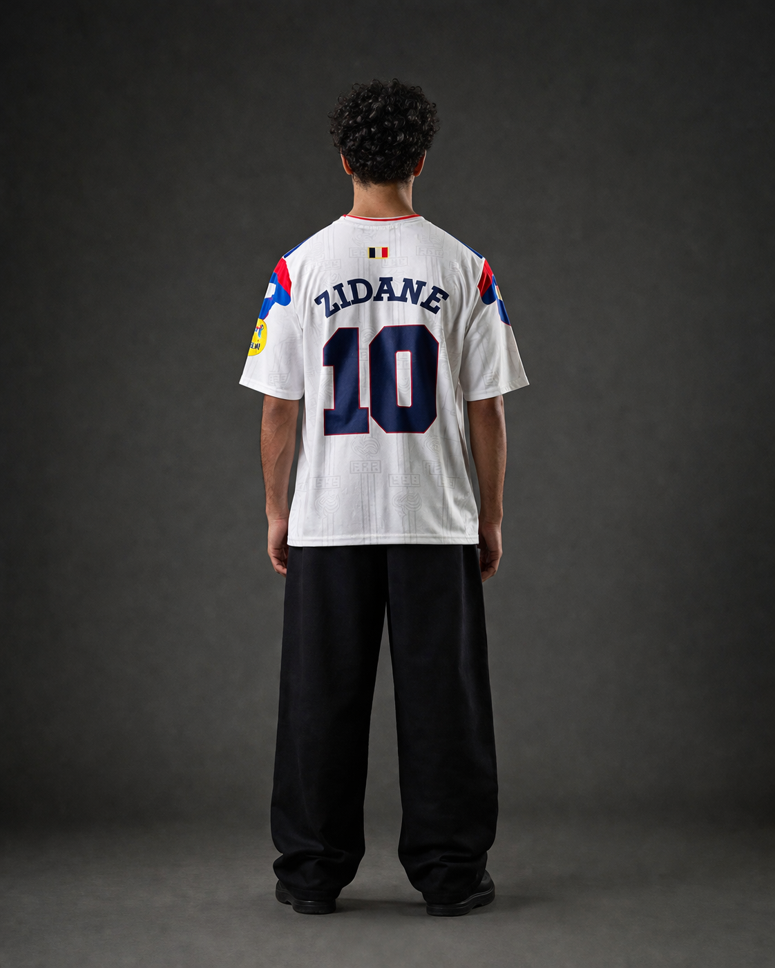 Zidane #10 France 1996/97 Away Jersey - Classc world cup retro shirt oversize | Kit Culture