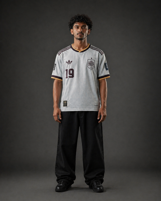 Lamine Yamal #19 Spain Away Jersey 2026 – Spain Sublimation Football Shirt | Kit Culture