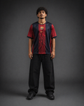 Barcelona Inspired Retro Stripe Jersey – Streetwear Oversized Football Shirt| Kit Culture