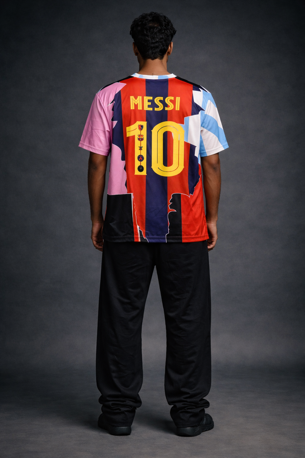 Messi 10 Multi-Club Fusion Jersey – Premium Streetwear Football Tee | Kit Culture