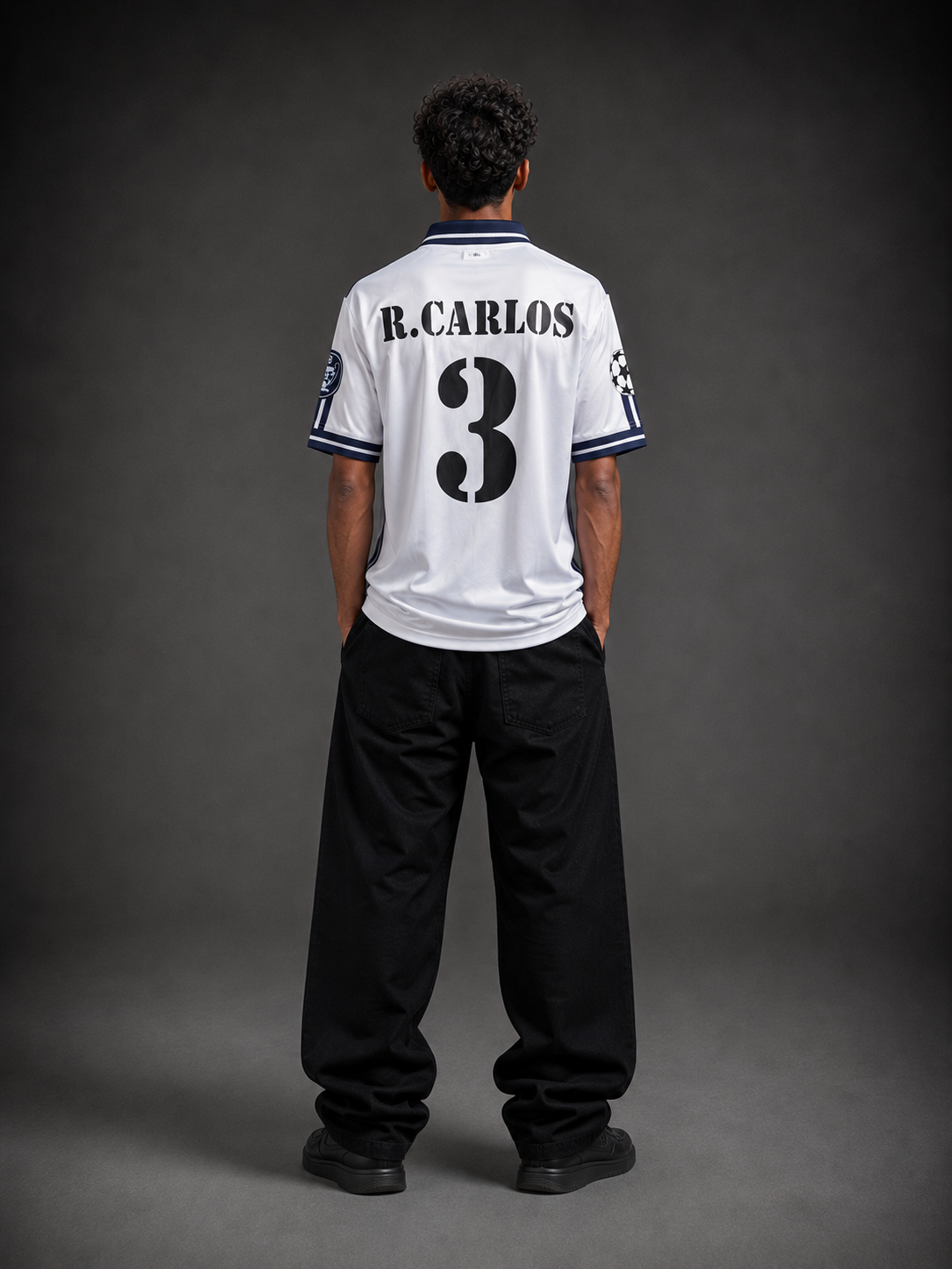 Real Madrid Retro R. Carlos #3 Jersey – Oversize | Kit Culture