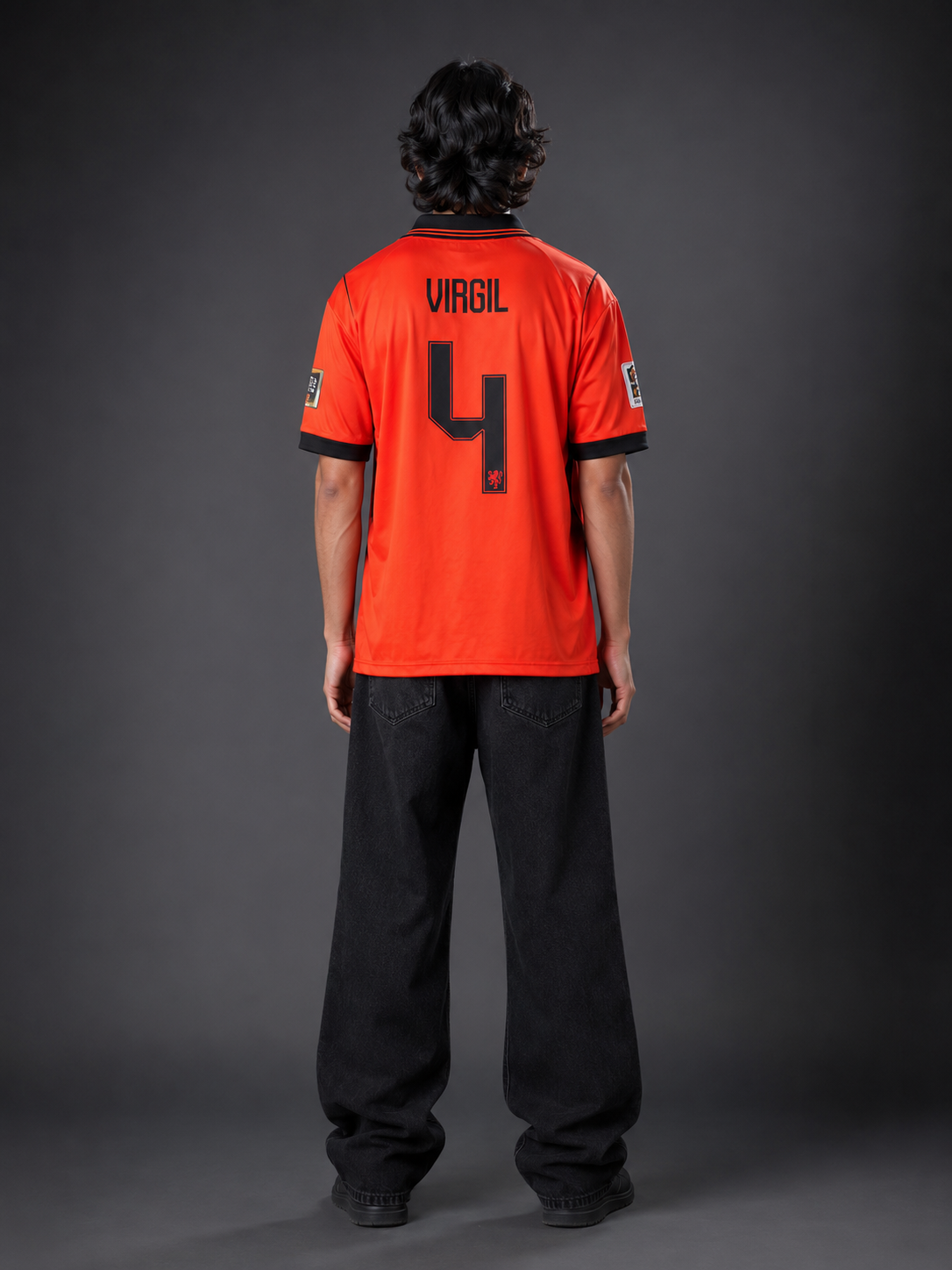 Virgil Van Dijk #04 Netherlands World Cup football jersey| Sublimation| Oversize|