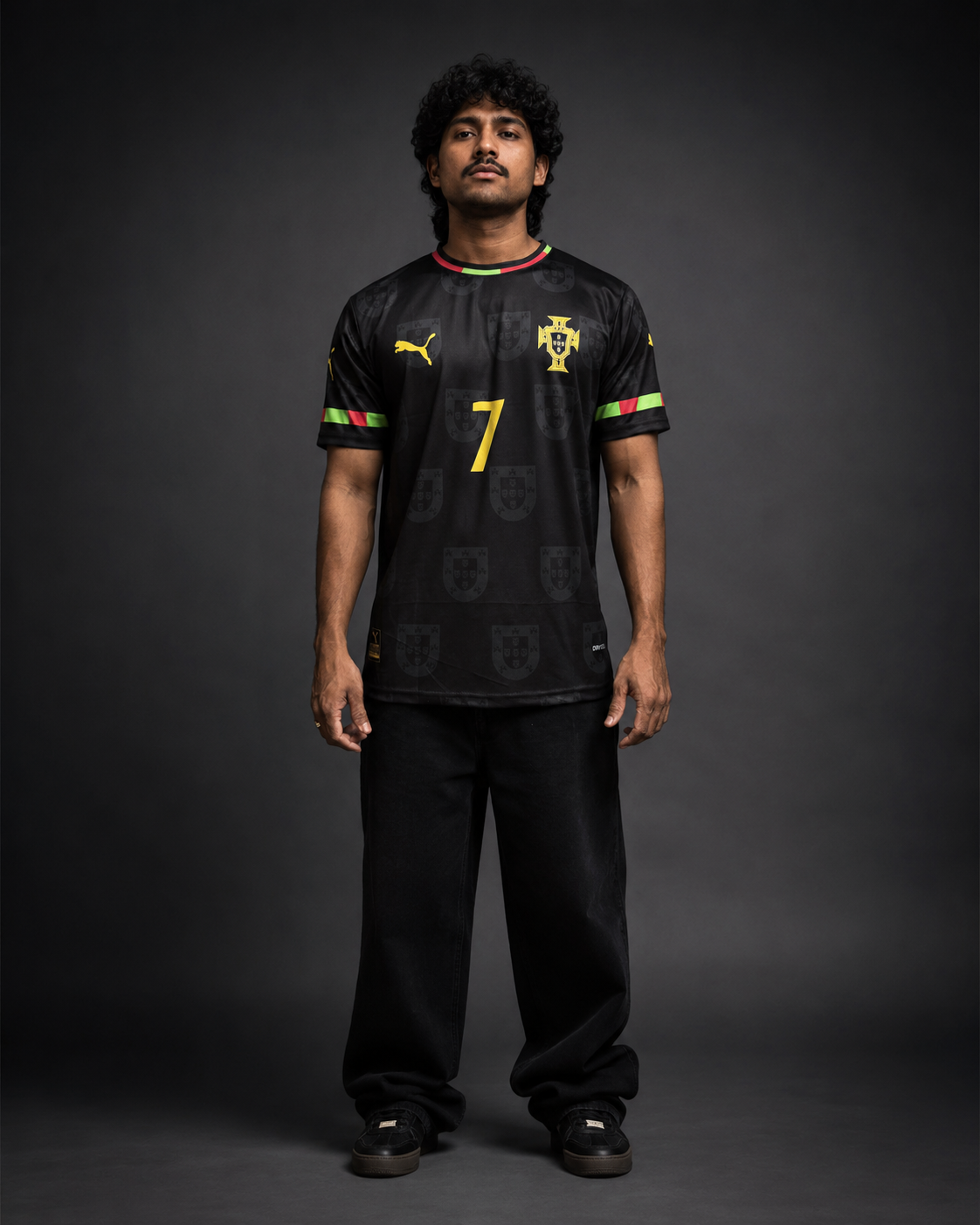 Portugal Black Ronaldo #7 Jersey – Sublimation | Kit Culture
