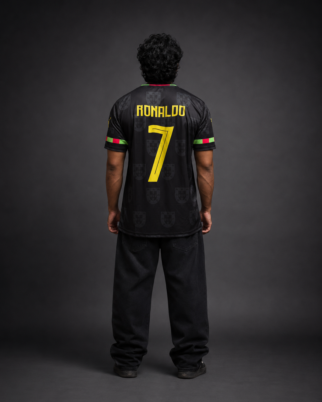 Portugal Black Ronaldo #7 Jersey – Sublimation | Kit Culture