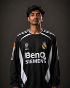 Real Madrid 2006-07 Away Jersey – David Beckham #23 | Retro Long Sleeve | Football Shirt | Kit Culture