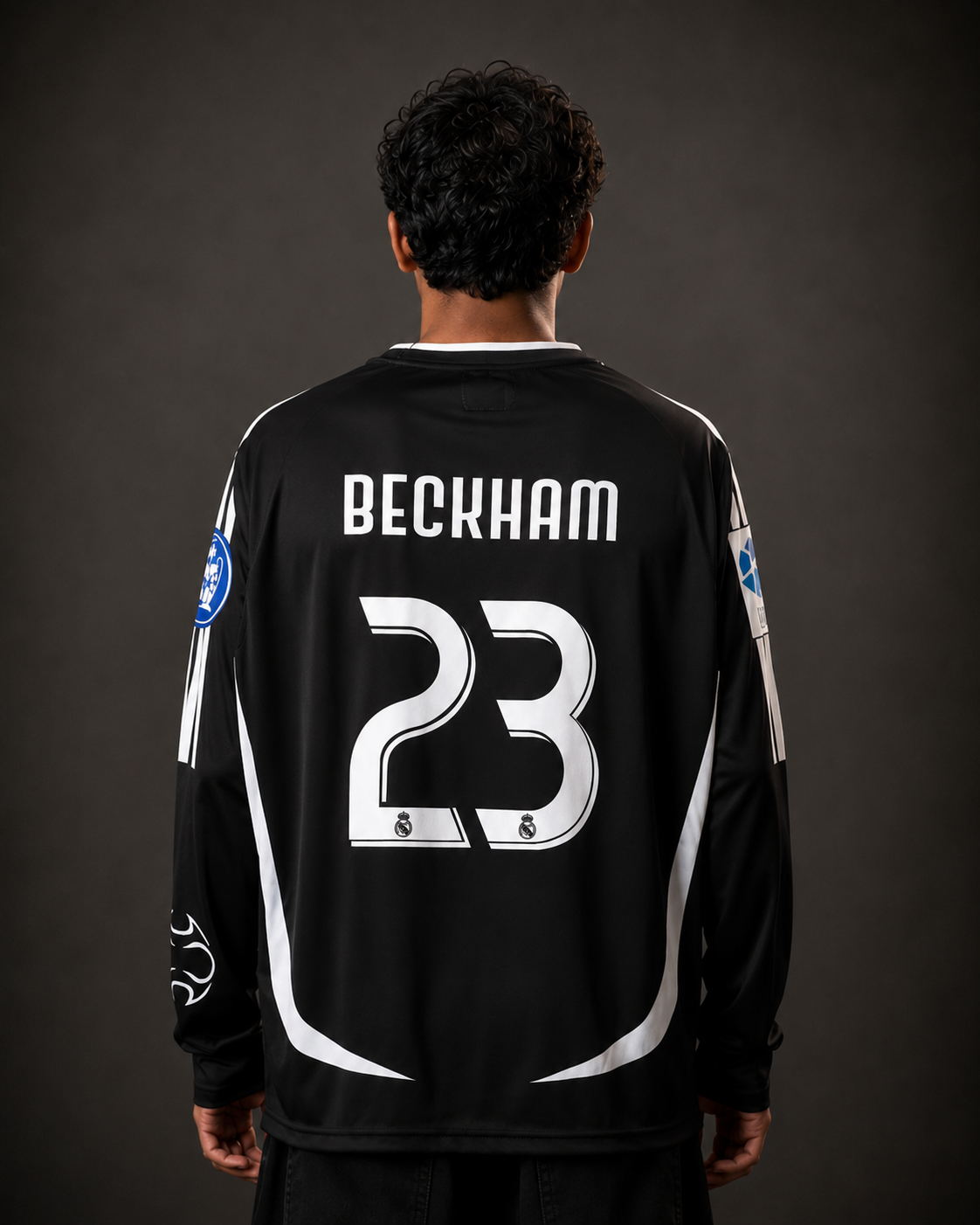 Real Madrid 2006-07 Away Jersey – David Beckham #23  | Kit Culture