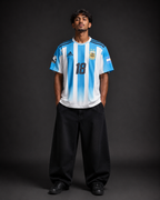 Argentina MESSI #18 Special Edition Sublimation Jersey | Round Neck Football Jersey – Kit Culture