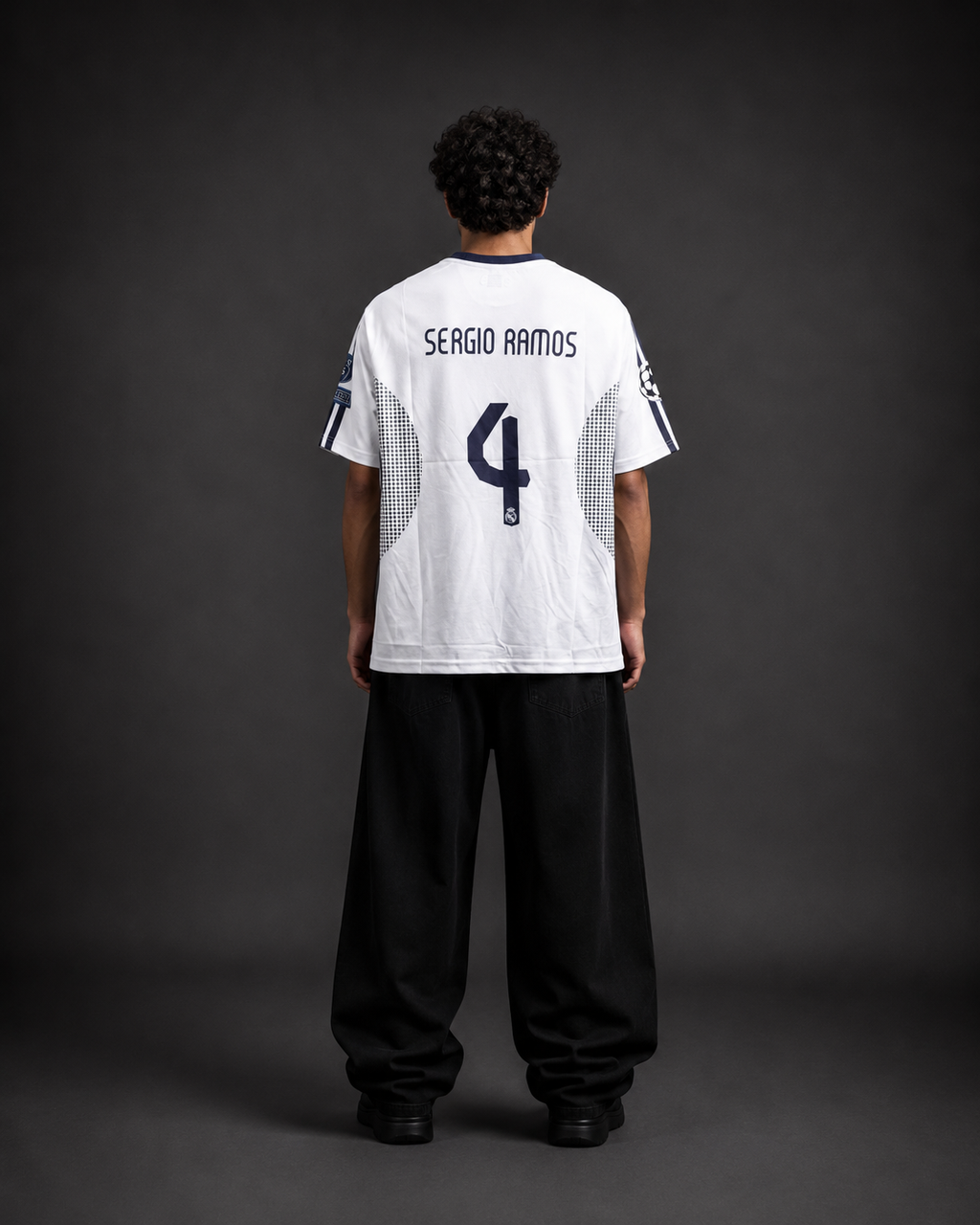 Real Madrid 2009 Home Jersey Sergio Ramos #4 – Retro Oversize Football Kit | Kit Culture