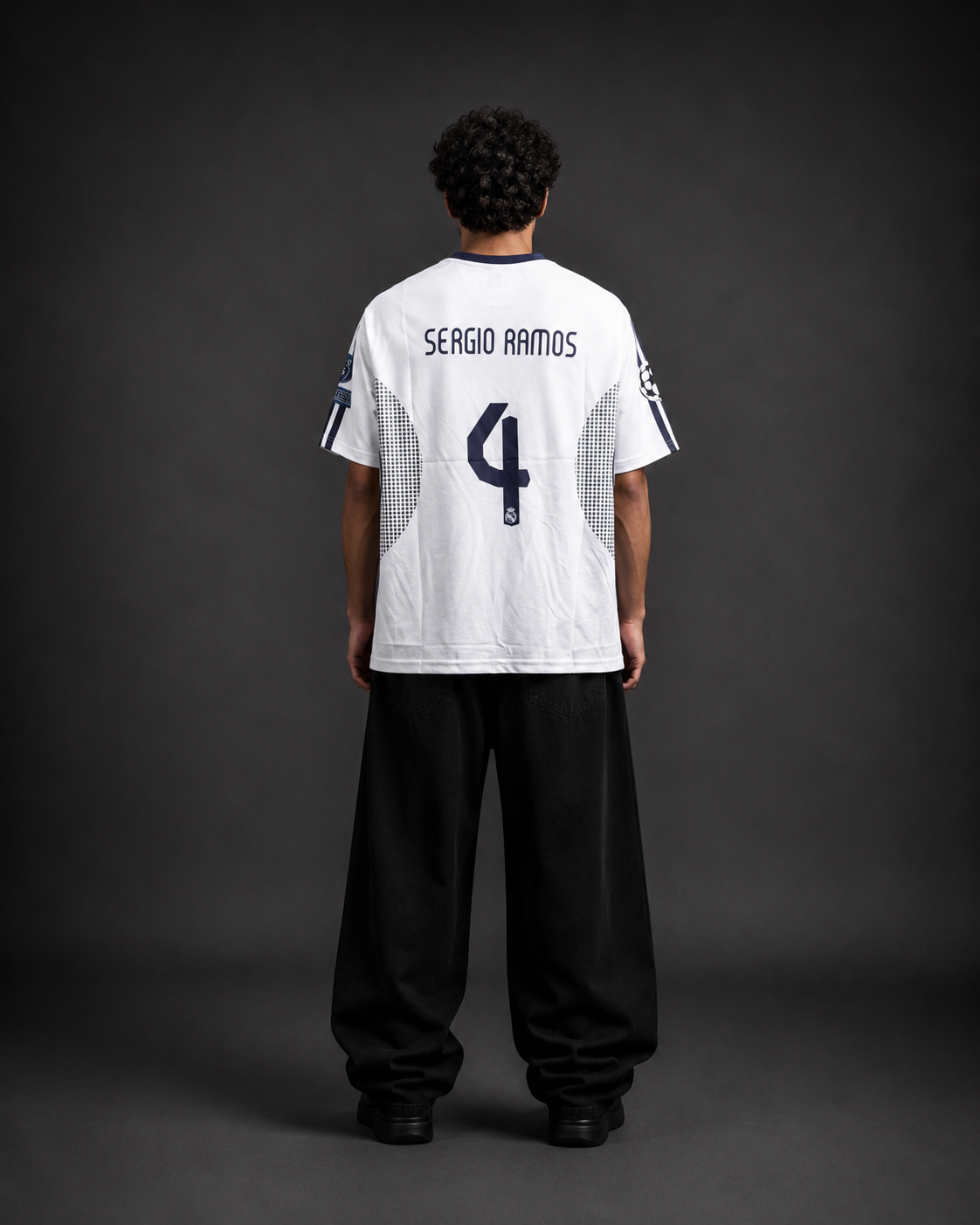 Real Madrid 2009 Home Jersey Sergio Ramos #4 – Retro Oversize Football Kit | Kit Culture