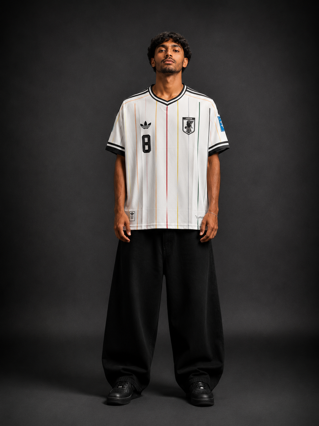 Japan 2024 Special Edition Jersey Minamino #8 – V Neck Sublimation | Football Kit | Kit Culture
