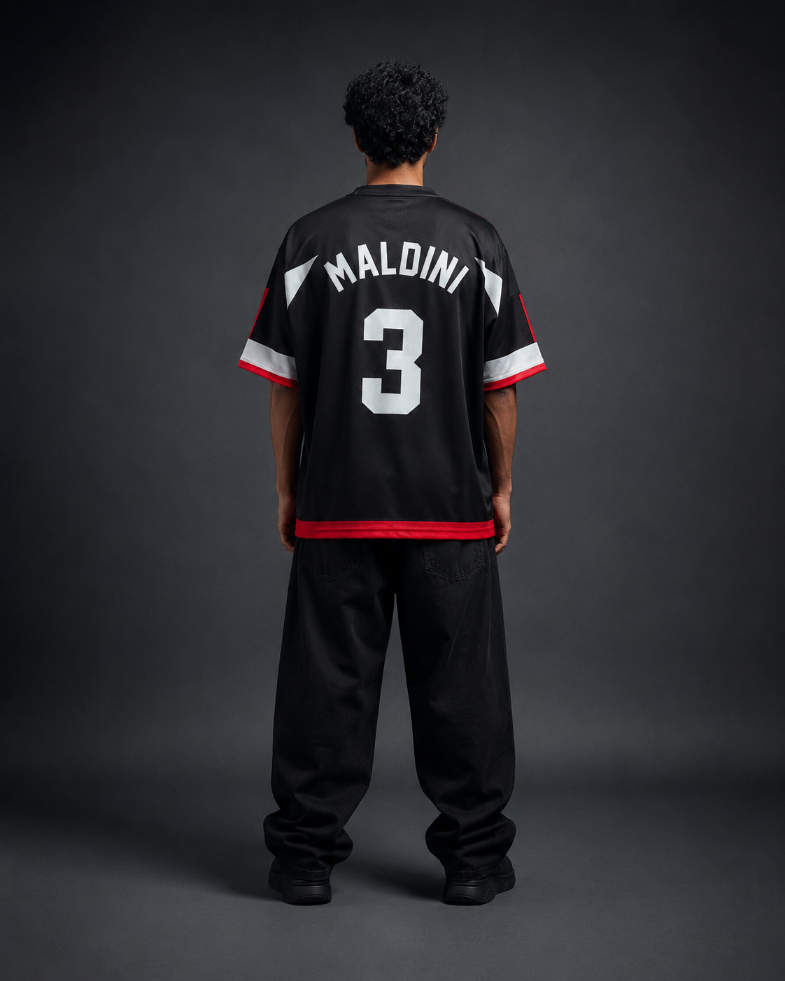 Maldini #3 AC Milan Retro jersey | Sublimation | Oversize | Kit Culture