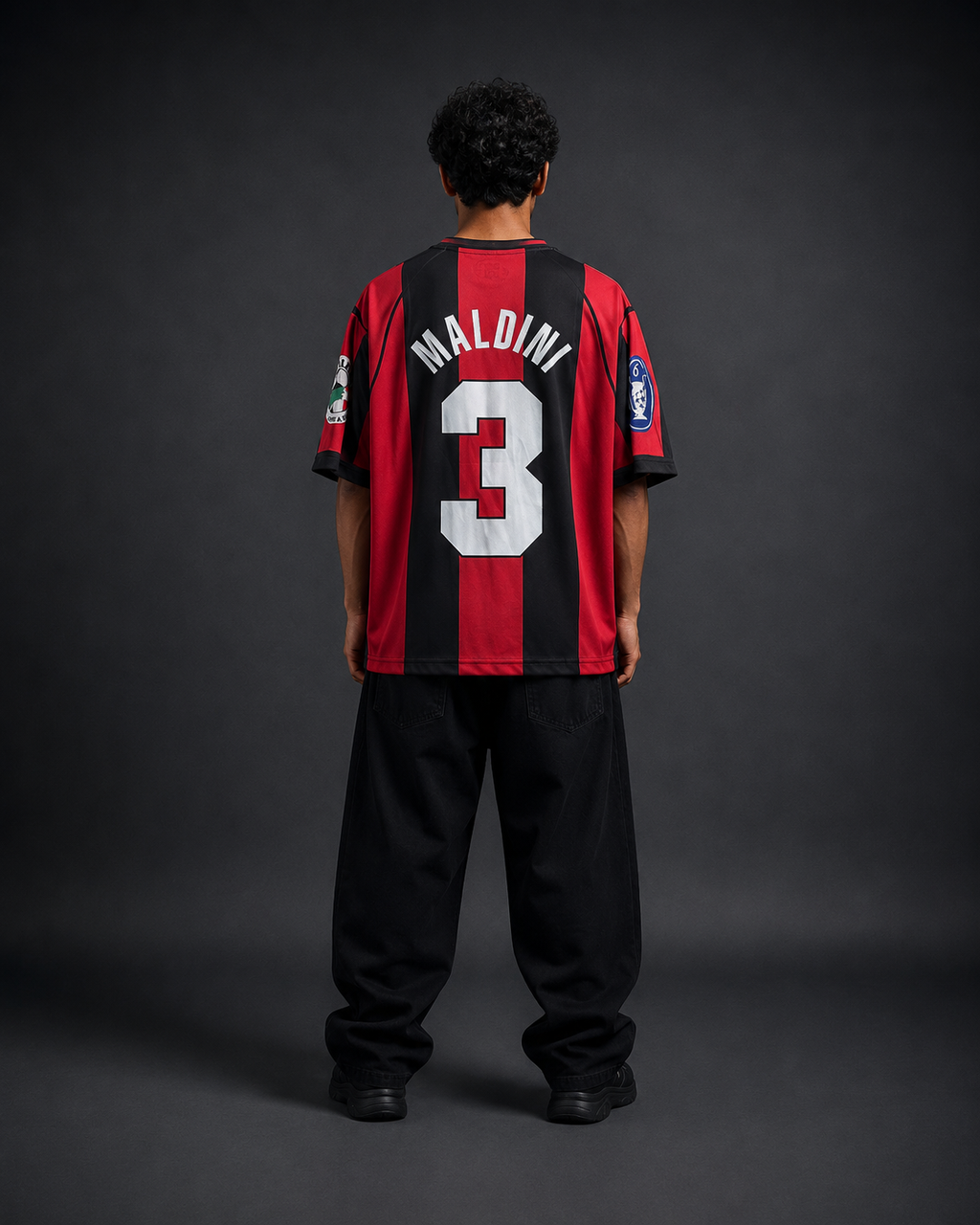 Maldini #3 AC Milan Retro jersey | Sublimation | Oversize | Kit Culture