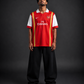 Bergkamp Arsenal Oversize retro football Jersey | Collar | Kit Culture