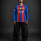 Messi #10 Barcelona Full Sleeve retro football jersey | Sublimation  | Kit Culture