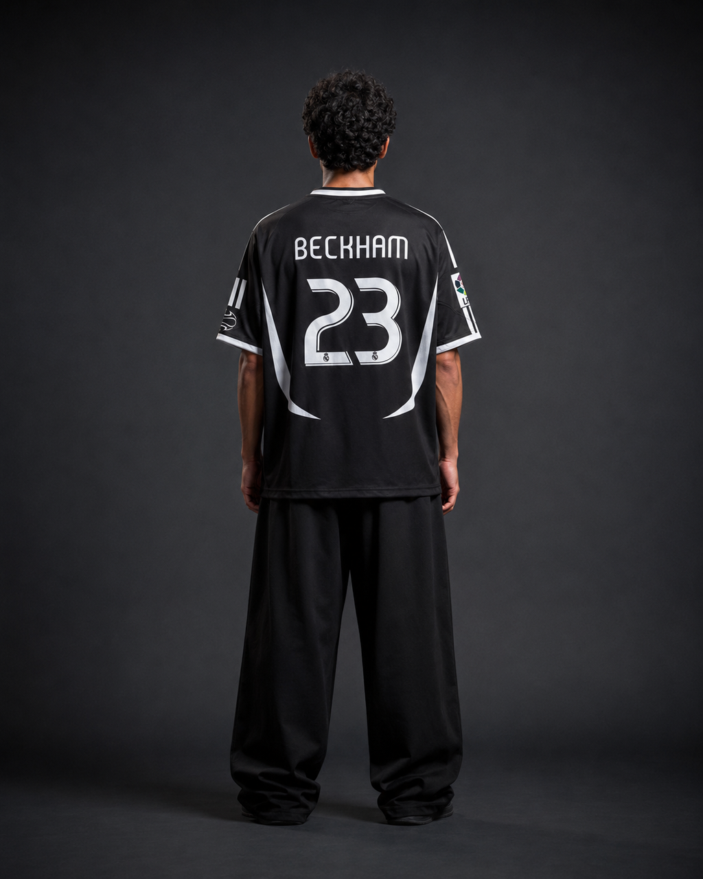 Beckham #23 Real Madrid Retro football jersey | Oversize | Sublimation | Kit Culture