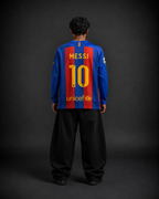 Messi #10 Barcelona Full Sleeve retro football jersey | Sublimation  | Kit Culture