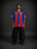 Iniesta #24 Barcelona retro Oversize football jersey | collar | Kit Culture