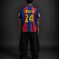 Iniesta #24 Barcelona retro Oversize football jersey | collar | Kit Culture