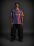 Messi #19 Barcelona Oversize Retro football Jersey | Embroidery | Kit Culture