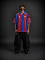 Ronaldo #9 Barcelona Oversize retro football jersey | Sublimation | collar | Kit Culture