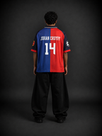Cruyff #14 Barca 1999/00 Oversize retro football jersey | Embroidery | Collar | Kit Culture