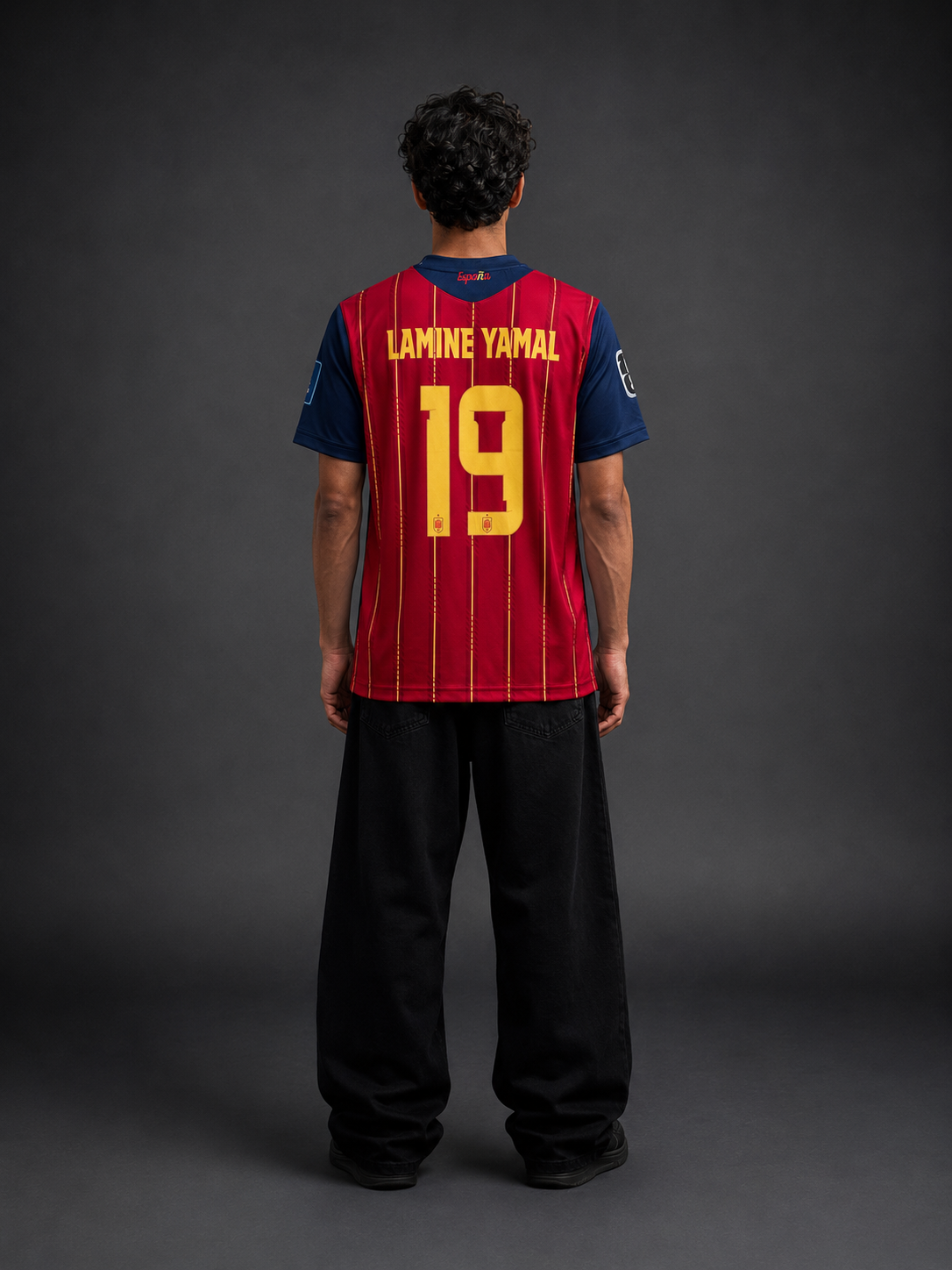 Lamine yamal #19 Spain football jersey | sublimation | Kit Cuture