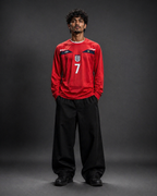 England Beckham #7 Retro Full Sleeve Football Jersey | Sublimation | Kit Culture