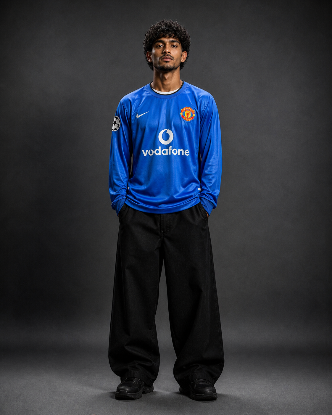Manchester United Blue Beckham #7 – Full Sleeve Vintage Jersey| Kit Culture