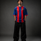 Lionel Messi Barcelona Home Jersey – Red Blue Stripes Football Shirt | Oversize | Sublimation |Kit Culture