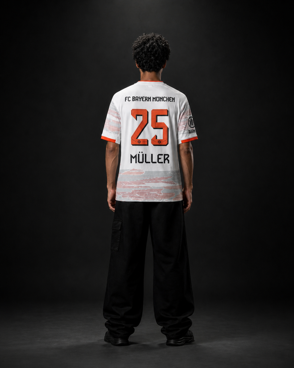 Thomas Müller Bayern Munich 2023/24 Away Jersey – White #25 Football Shirt | Sublimation | Kit Culture